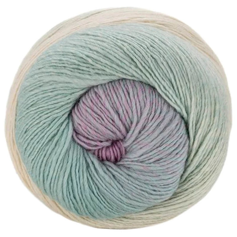 Laines Du Nord Poema Cashmere - Pink/Sky (Color #104)
