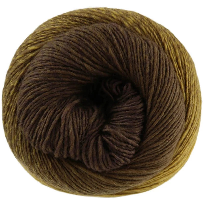 Laines Du Nord Poema Cashmere - Brown/Gold (Color #200)