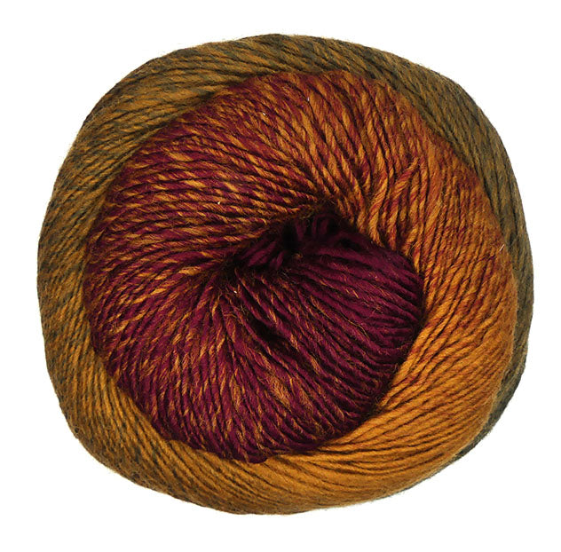 Laines Du Nord Poema - Rust Khaki Degradé (Color #607)
