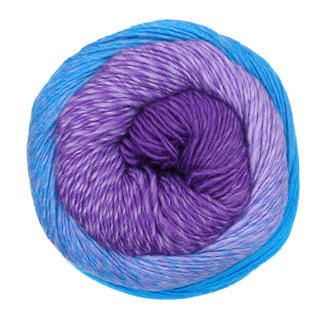 Laines Du Nord Poema - Purple Turquoise Degradé (Color #807)