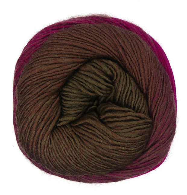 Laines Du Nord Poema - Brown Burgundy Degradé (Color #809)