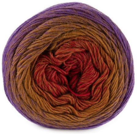 Laines Du Nord Poema - Grape/Rust/Maroon (Color #311)