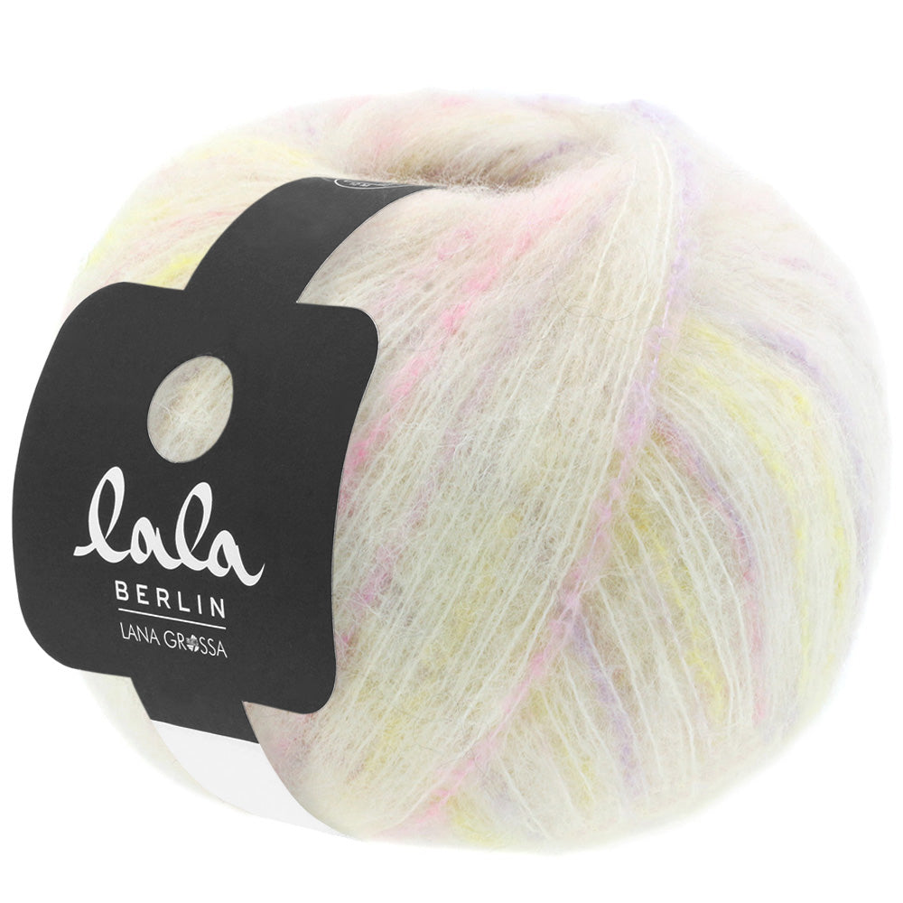 Lana Grossa Lala Berlin Hazy - White Pastel (Color #09) - TEN SKEIN BAGS