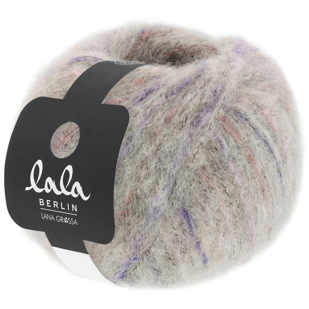 Lana Grossa Lala Berlin Hazy - Lilac Floral (Color #10) - TEN SKEIN BAGS