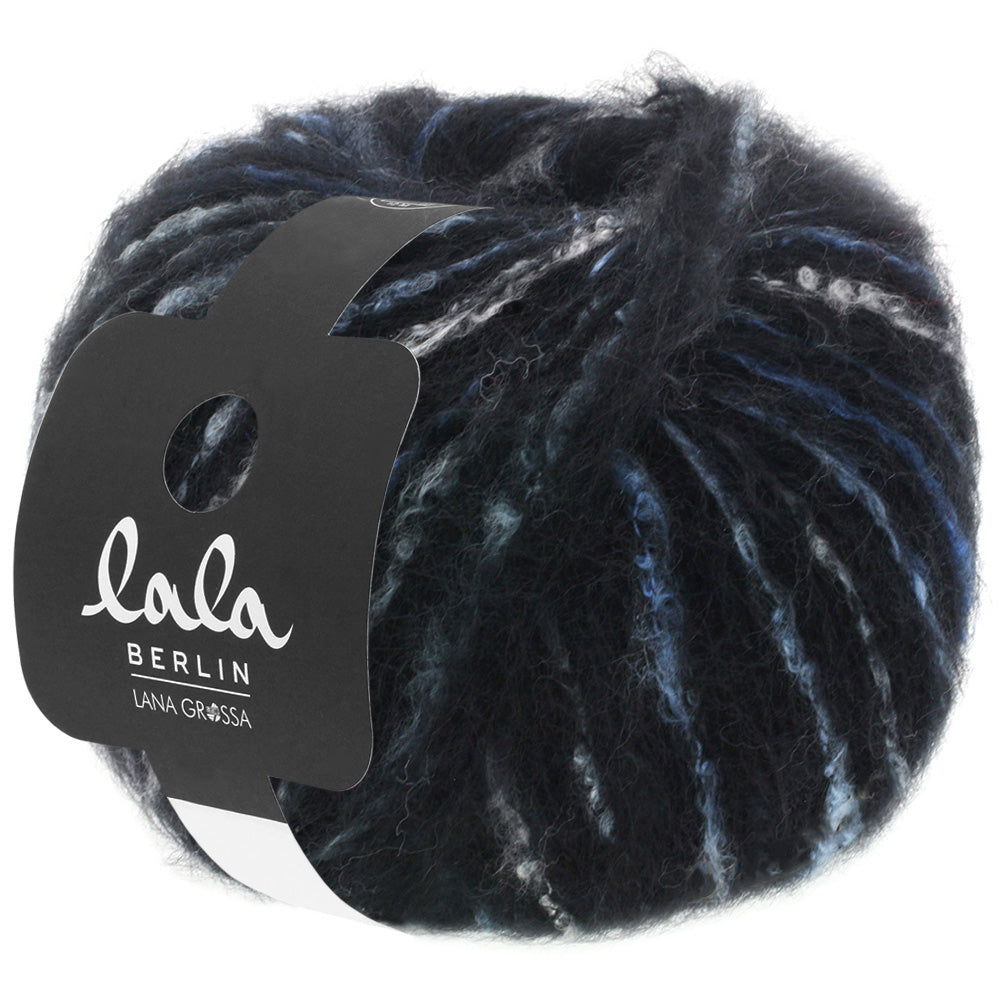 Lana Grossa Lala Berlin Hazy - Black Blues (Color #12) - TEN SKEIN BAGS