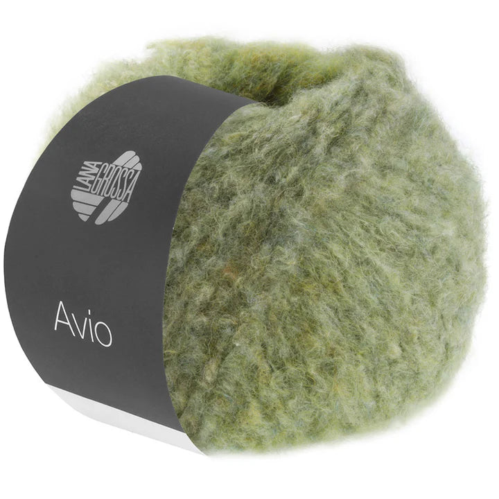 Lana Grossa Avio - Avocado (Color #02) - TEN SKEIN BAGS