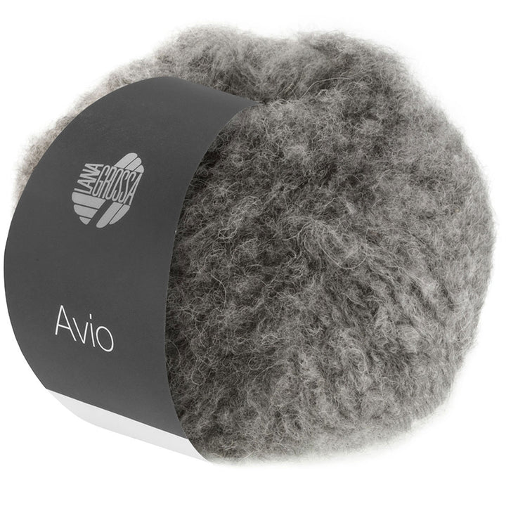 Lana Grossa Avio - Light Charcoal (Color #08) - TEN SKEIN BAGS