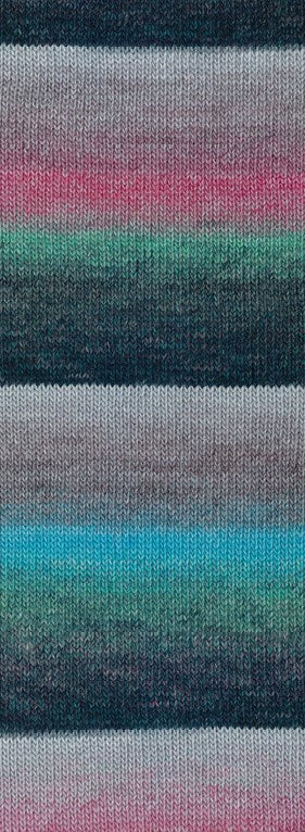 Lana Grossa Gomitolo Fumo - Grey Berries (Color #512)