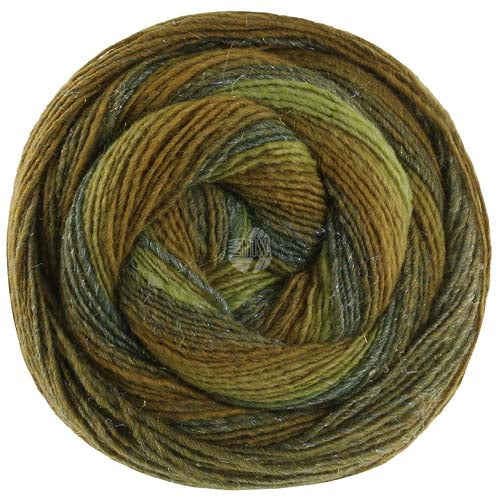 Lana Grossa Gomitolo Gala - Tapenade (Color #4035) - BIG 200 GRAM CAKES