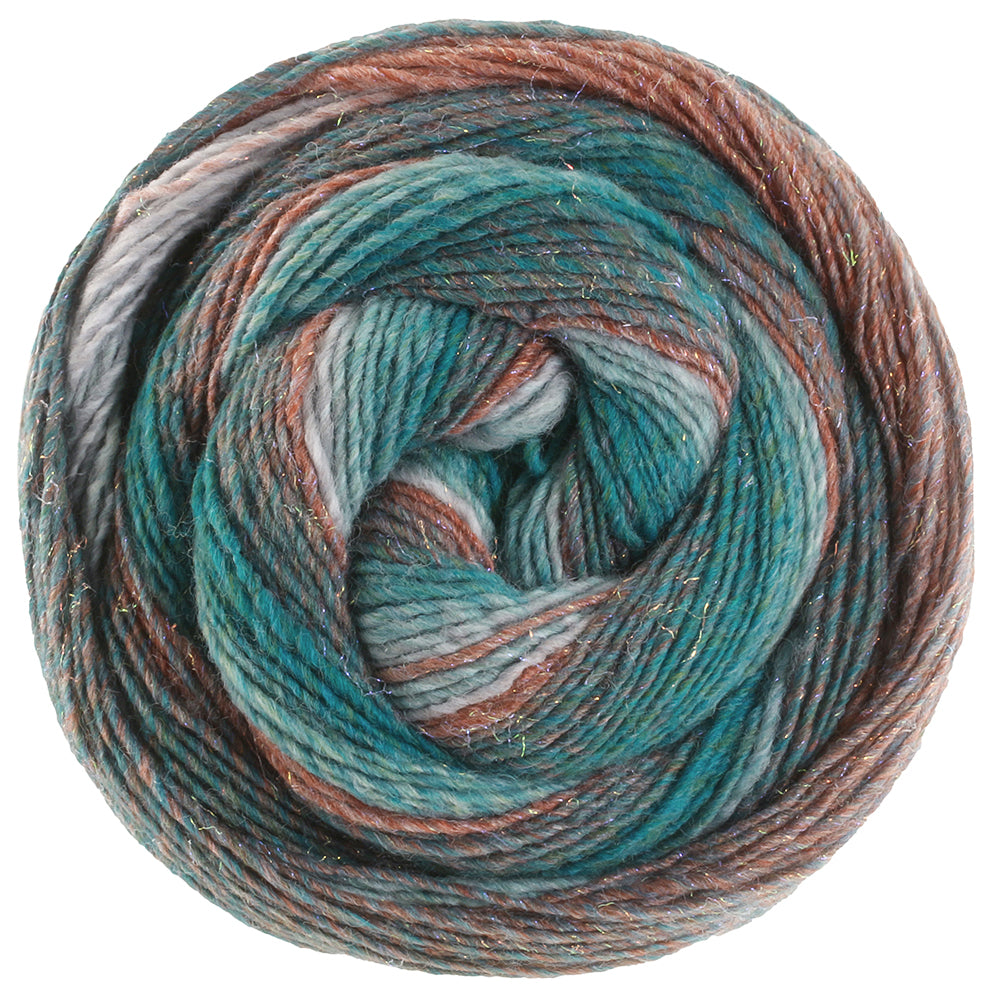 Lana Grossa Gomitolo Gala - Chestnut Cove (Color #4036) - BIG 200 GRAM CAKES