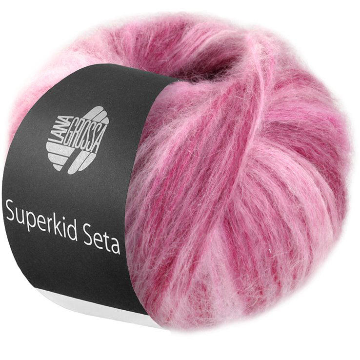 Lana Grossa Superkid Seta - Roses to Reds Shaded (Color #103)