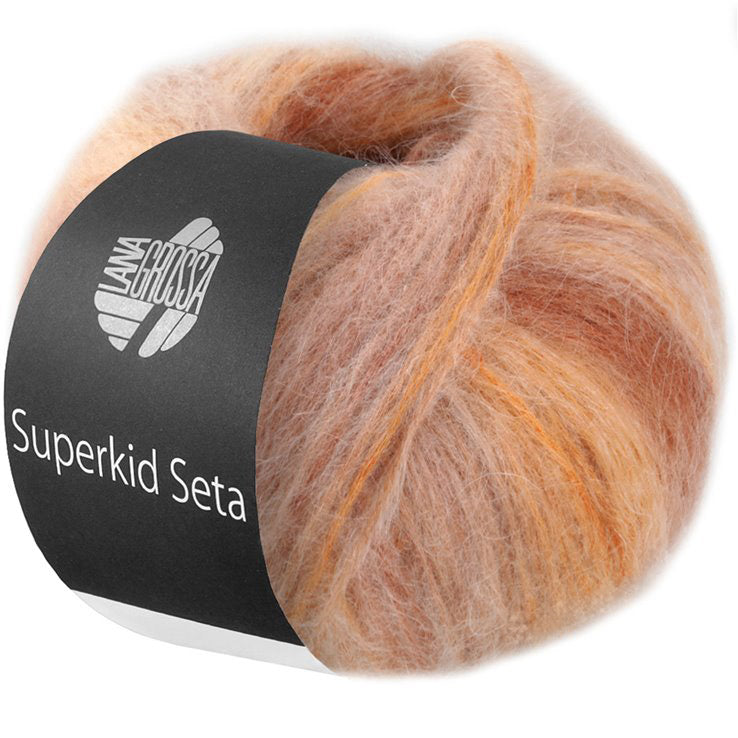 Lana Grossa Superkid Seta - Peachy Rusty Shaded (Color #105)