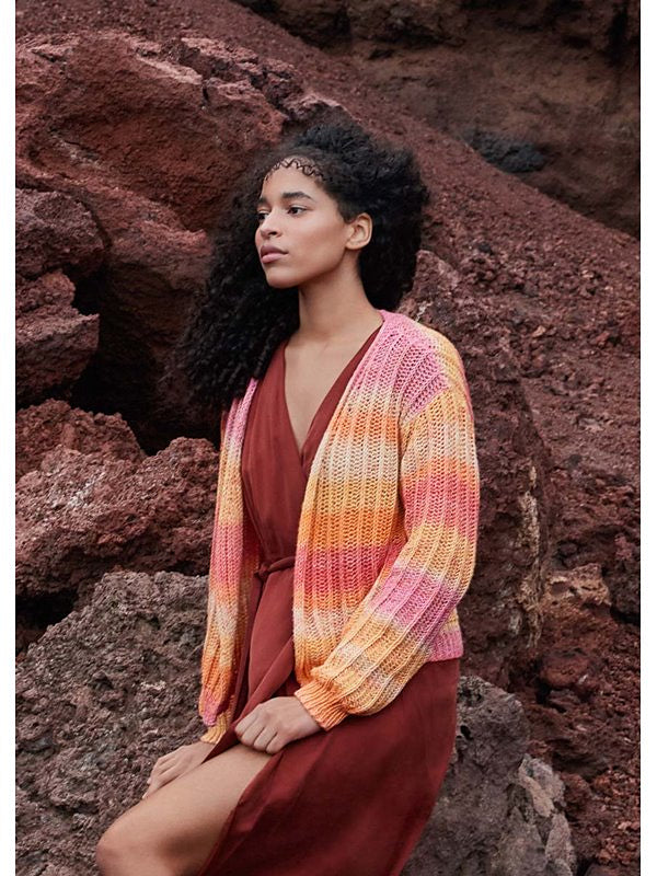 A FREE Lana Grossa Gomitolo Mambo Pattern - Jacket - Design 08 (PDF)