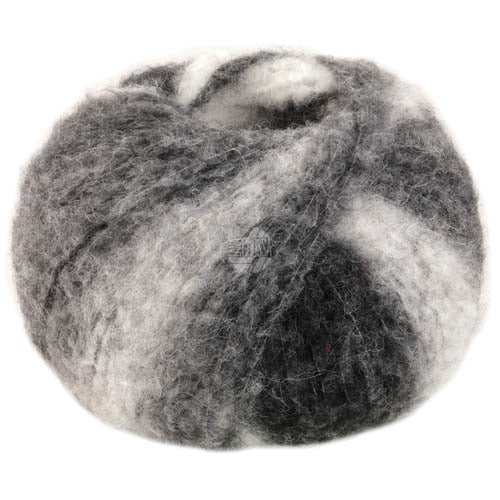 Lana Grossa Gigante - Black/Grey/White (Color #12) Lot 50522