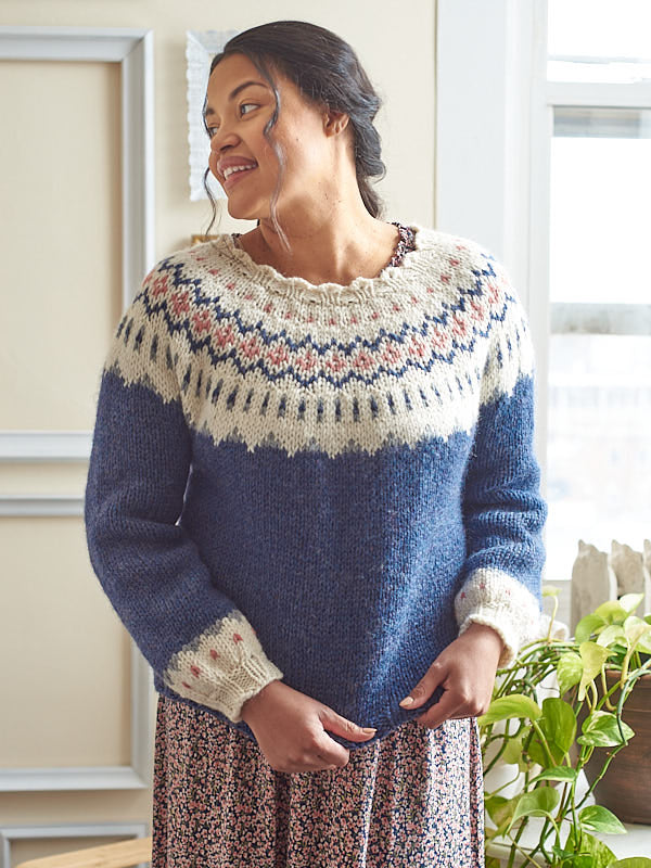 A Berroco Lanas Quick Pattern - Hedda Sweater (PDF)