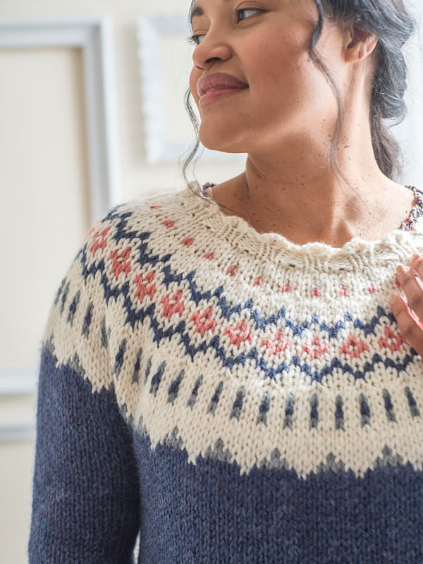 A Berroco Lanas Quick Pattern - Hedda Sweater (PDF)