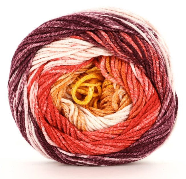 !!Laines Du Nord Landscape - Camel, Mustard, Maroon, Red (Color #02) - Limited Edition - FULL BAG SALE (5 Skeins)