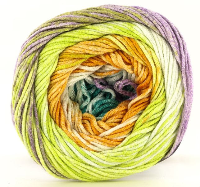 !!Laines Du Nord Landscape - Lilac, Chartreuse, Orange, Green (Color #05) - Limited Edition