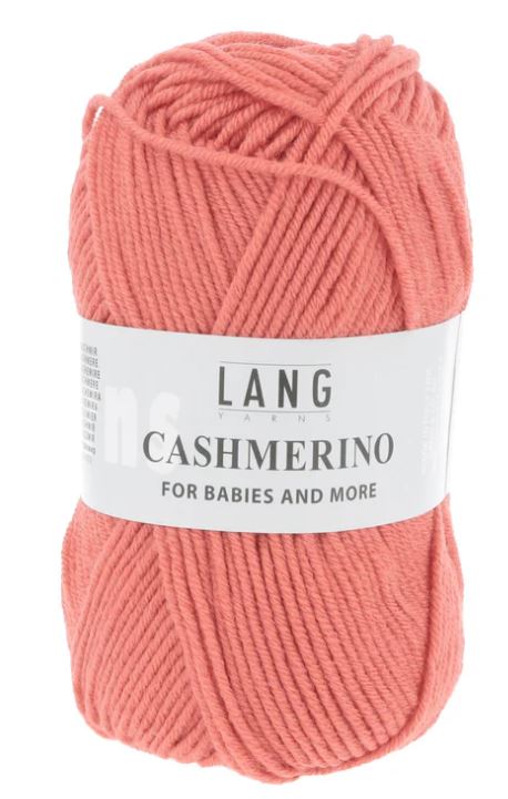 Lang Cashmerino - Coral (Color #29) on sale at little knits