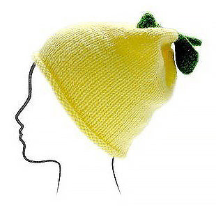 Euro Baby Fruits & Veggies Hat Kits - Lemon (Color #08) - with Knitting Pattern