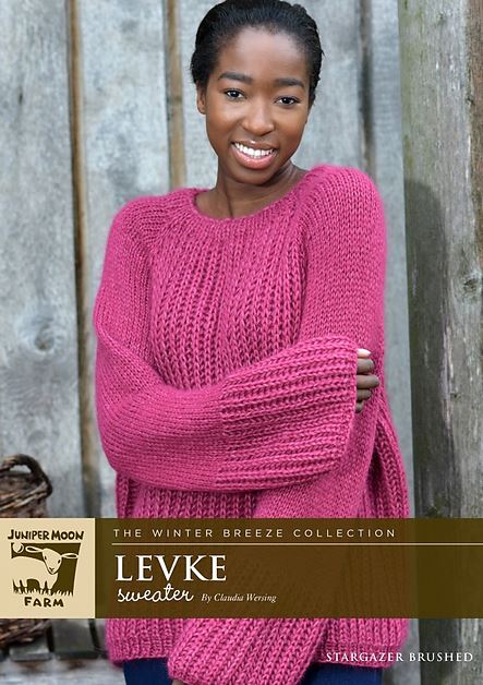 A Juniper Moon Stargazer Brushed Pattern - Levke Sweater (PDF)