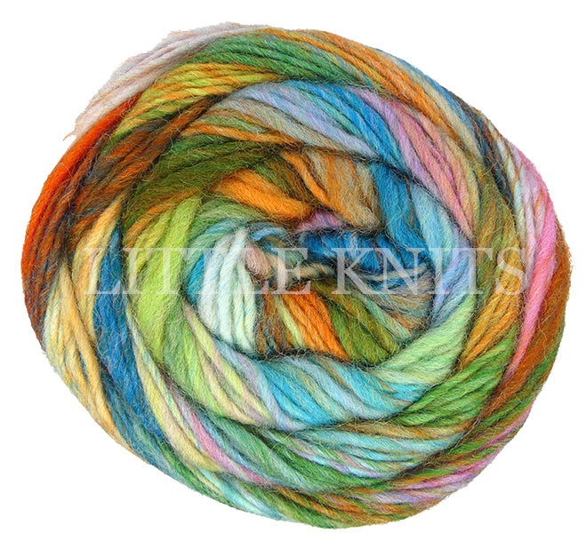 Lana Gatto Calgary - Orange/taupe/aqua/turquoise/camel (Color #30615) - FULL BAG SALE (5 Skeins)