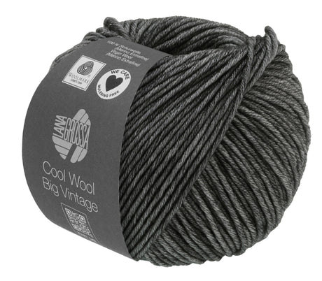 Lana Grossa Cool Wool Big Vintage - Denim Vintage Tweed (Color #7166) on sale at little knits