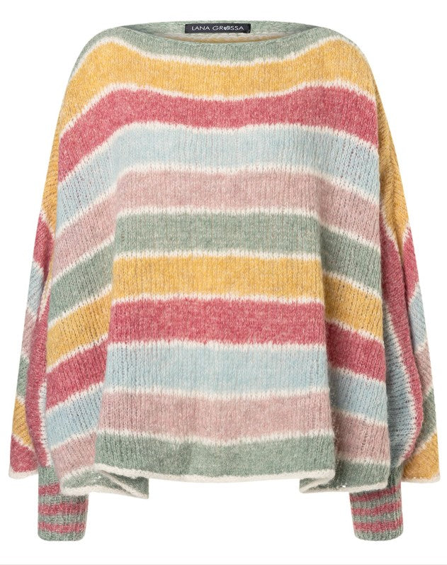 A Lana Grossa Pattern - Style #64-43 Piu Bella Bat Swing Pullover (PDF)