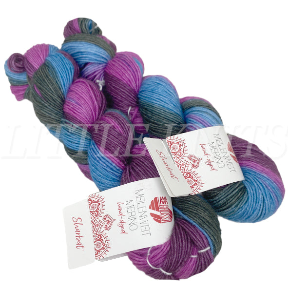 Lana Grossa Meilenweit Merino Hand-Dyed Limited Edition - Sharbat (Color #203) - TWO 50 GRAM SKEINS