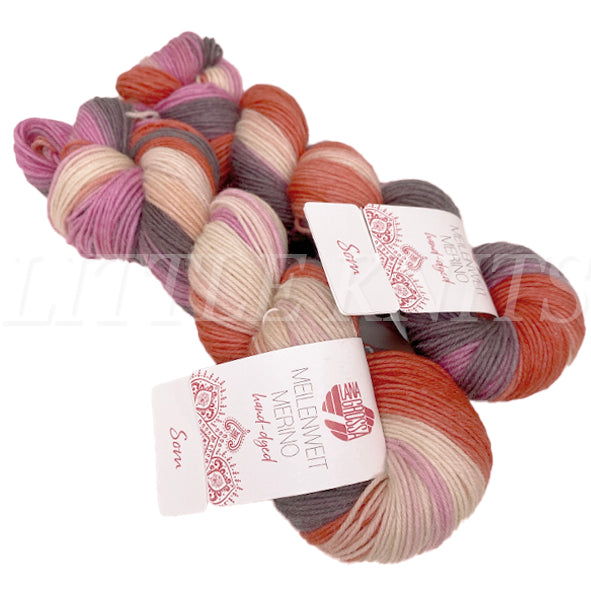 Lana Grossa Meilenweit Merino Hand-Dyed Limited Edition - Som (Color #211) - TWO 50 GRAM SKEINS