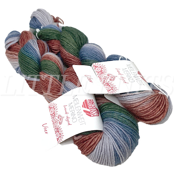 Lana Grossa Meilenweit Merino Hand-Dyed Limited Edition - Veer (Color #214) - TWO 50 GRAM SKEINS