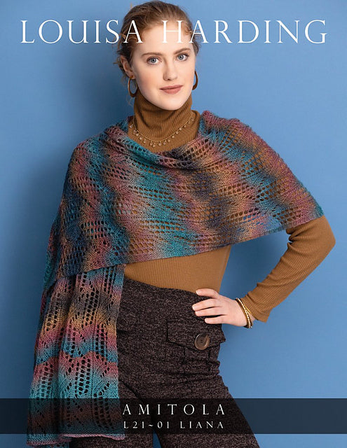 A Louisa Harding Amitola Pattern - Liana Wrap (PDF)