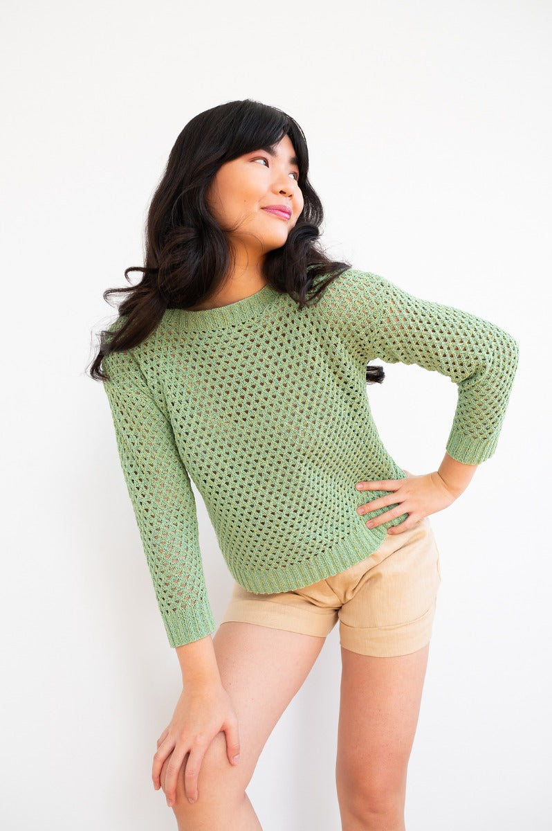 A Berroco Lumi Pattern - Louvre Sweater (PDF)