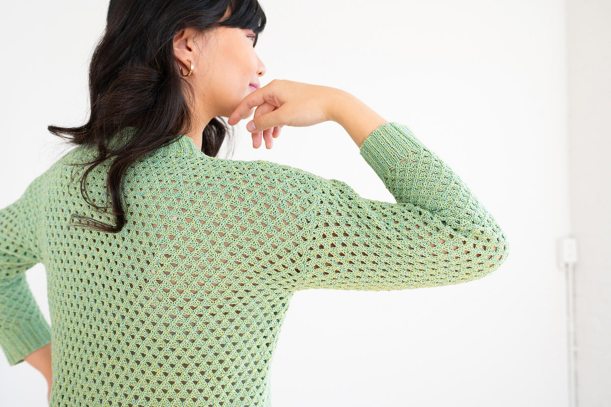 A Berroco Lumi Pattern - Louvre Sweater (PDF)