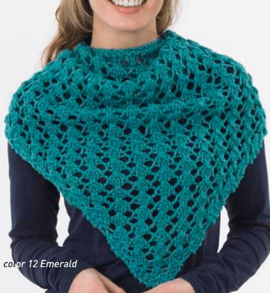 A Mirasol Pattern - Lily Triangular Lace Wrap (PDF)