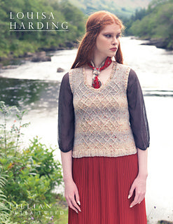 A Louisa Harding Tulla Tweed Pattern - Lillian - Free with Purchases of 2 Skeins of Tulla Tweed (Print Pattern)