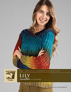 A Cumulus Rainbow Knitting Pattern Lily (PDF) on sale at Little Knits