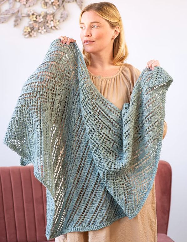 A Berroco Lanas Pattern - Linden Shawl (PDF)