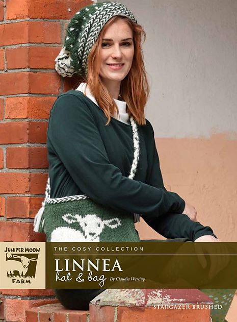 A Juniper Moon Stargazer Brushed Pattern - Linnea Hat & Bag (PDF)