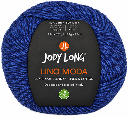Jody Long Lino Moda - Midnight (Color #011) - FULL BAG SALE (5 SKEINS)