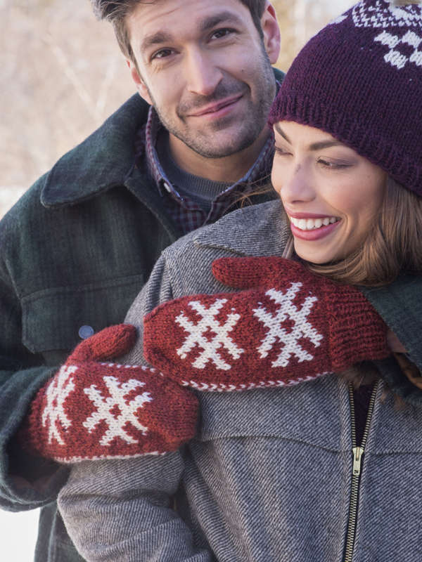 Berroco Mitten Knitting Pattern on sale at Little Knits