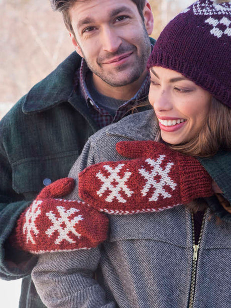 Berroco Mitten Knitting Pattern on sale at Little Knits