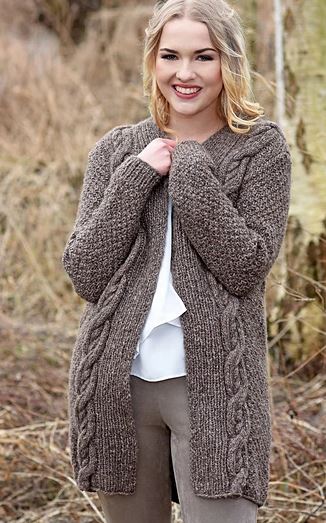 A Juniper Moon Stargazer Brushed Pattern - Liv Cardigan (PDF)