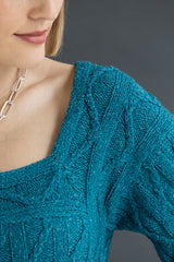 A Elsebeth Lavold Knitting Pattern - Lotte Pullover (PDF) on sale at little knits