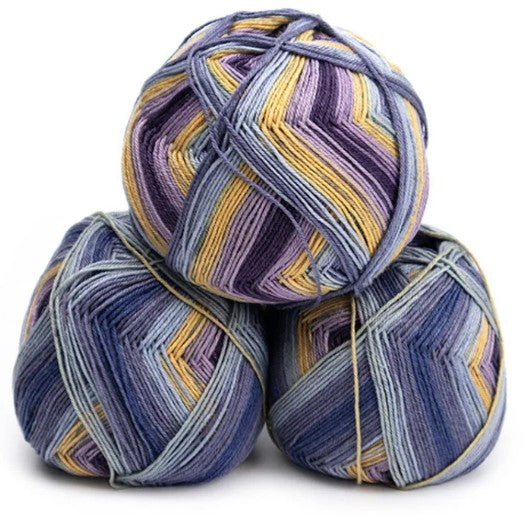 Lungauer Sockenwolle Seide - Lavender Sunrise (Color #415)