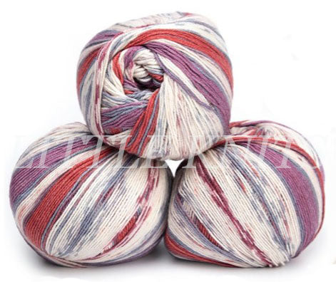 Lungauer Sockenwolle Seide - Fireworks (Color #536)