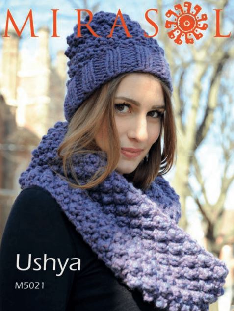 A Mirasol Ushya Pattern - Bramble Double Cowl & Hat Set (M5021) (PDF)