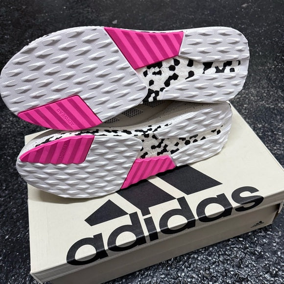 Adidas Unisex Avryn Sneaker, White/White/Lucid Pink, 12.5 US Men