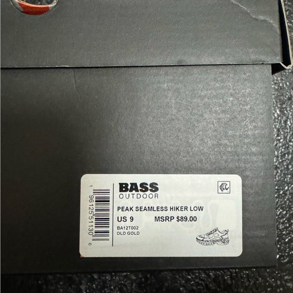 BASS OUTDOOR Women's Peak Seamless Hiking Shoes New w/ Box Size 9