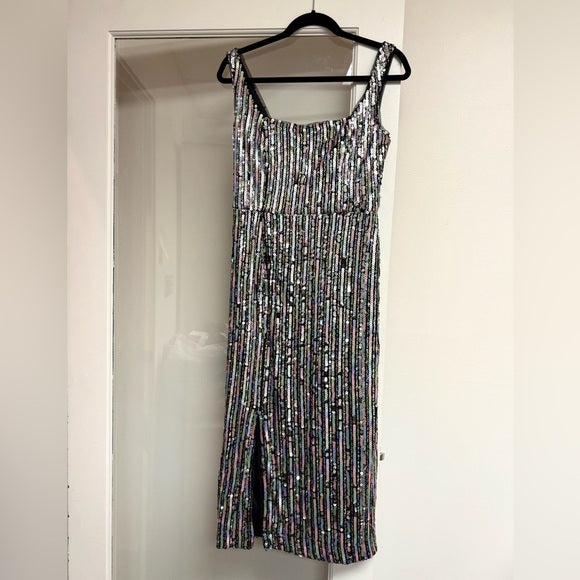 Donna Morgan Women's Sequin Midi Dress, US 6